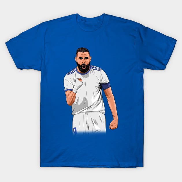 Karim Benzema T-Shirt by Ades_194